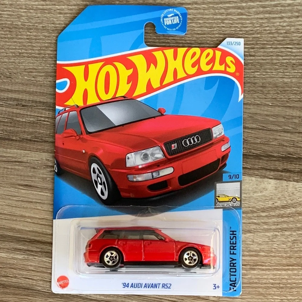 Hot Wheels Audi Avant RS2 Factory Fresh No Fuel Tank Door Red Station Wagon 2024